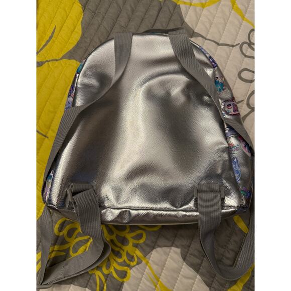 NWOT Disney Princesses 100th Silver Metallic Multi All Over Print Mini Backpack - Picture 5 of 7